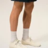 Sneakers morbide in pelle di vacchetta bianca Sneakers morbide in pelle di vacchetta bianca
