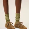 Sneakers morbide in pelle di vacchetta marrone Sneakers morbide in pelle di vacchetta marrone