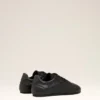 Sneakers morbide in pelle di vacchetta nera Sneakers morbide in pelle di vacchetta nera