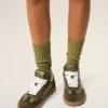 Sneakers Step in pelle di vacchetta verde Sneakers Step in pelle di vacchetta verde