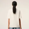 T-shirt Ami Paris in cotone bianco con stampa Heritage