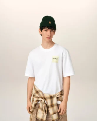 T-shirt bianco in cotone Post It “Je T’aime” T-shirt bianco in cotone Post It “Je T’aime”