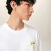 T-shirt bianco in cotone Post It “Je T’aime” T-shirt bianco in cotone Post It “Je T’aime”