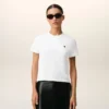 T-shirt corta Ami de Coeur in cotone bianco T-shirt corta Ami de Coeur in cotone bianco