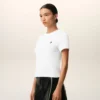 T-shirt corta Ami de Coeur in cotone bianco T-shirt corta Ami de Coeur in cotone bianco
