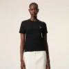 T-shirt corta in cotone nero Ami de Coeur T-shirt corta in cotone nero Ami de Coeur