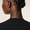 T-shirt corta in cotone nero Ami de Coeur T-shirt corta in cotone nero Ami de Coeur