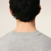 T-shirt grigia in cotone con dettagli a contrasto ADC