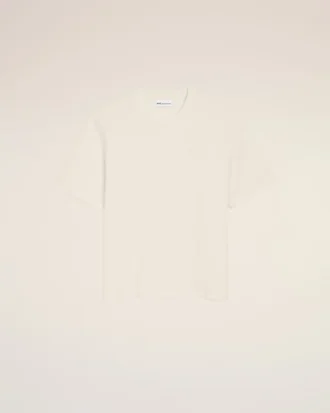 T-Shirt in cotone bianco Ami de Coeur con stampa in rilievo