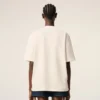 T-Shirt in cotone bianco Ami de Coeur con stampa in rilievo T-Shirt in cotone bianco Ami de Coeur con stampa in rilievo